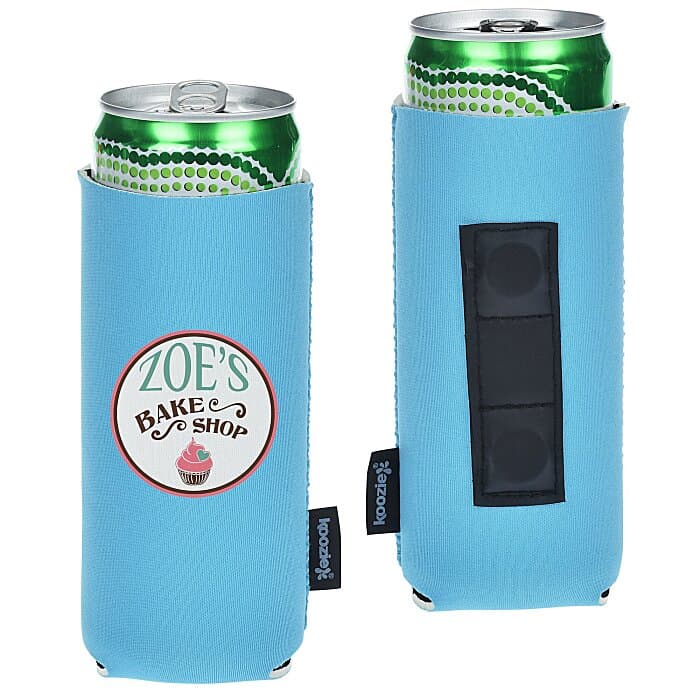 Koozie® Slim Neoprene Collapsible Can Cooler - Magnet
