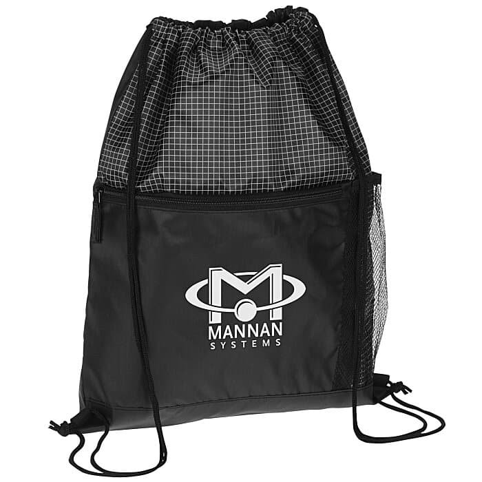 Grid Drawstring Sportpack
