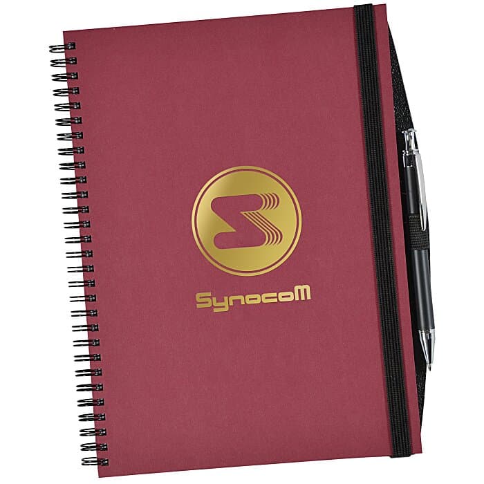 Hybrid Monthly Planner Notebook with Pen