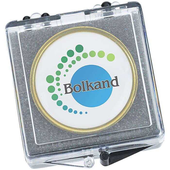 Circle Lapel Pin with Presentation Box