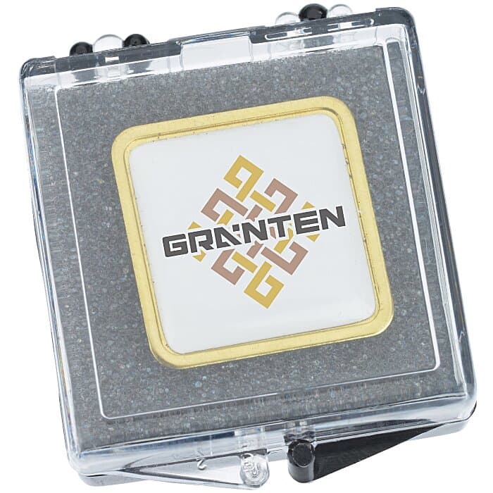 Square Lapel Pin with Presentation Box