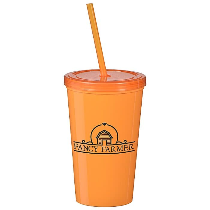 Event Stadium Cup with Lid & Straw - 20 oz