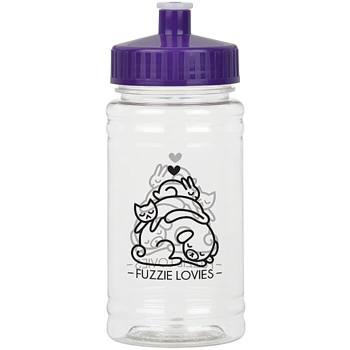 Clear Impact Ring Water Bottle - 16 oz
