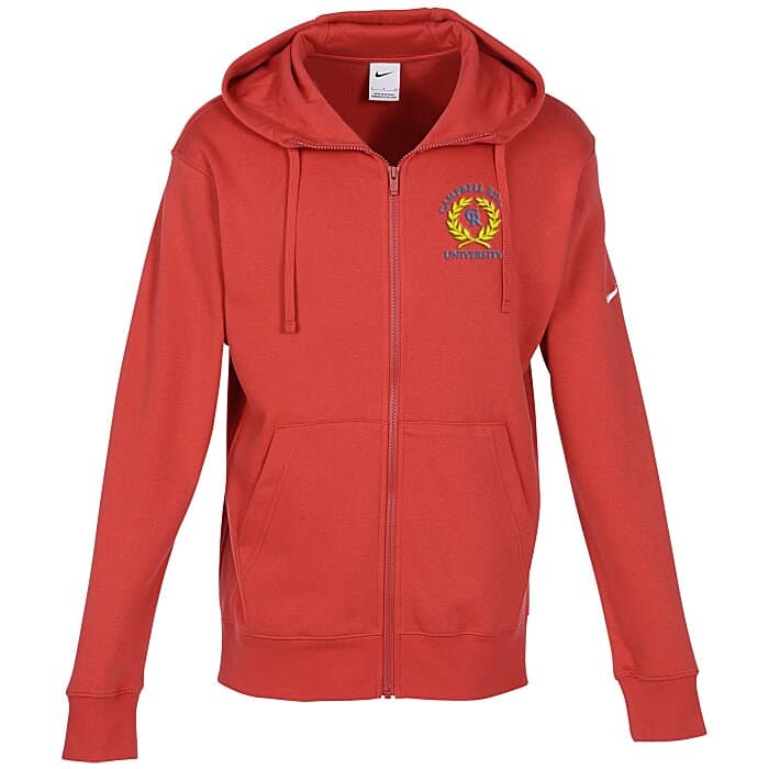 Nike Club Fleece Sleeve Swoosh Full-Zip Hoodie - Men's