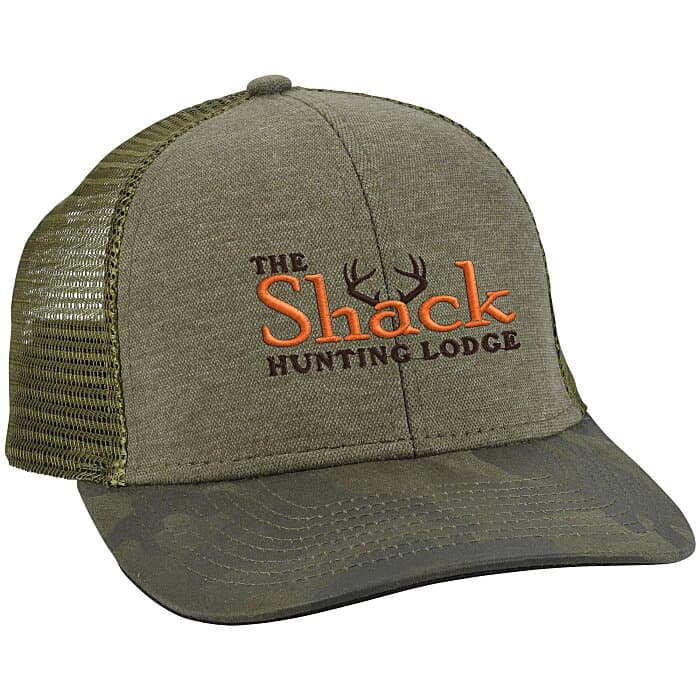 DRI DUCK Pique CamoTrucker Cap