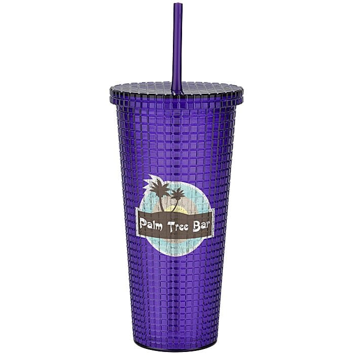 Hip to be Square Tumbler with Straw - 20 oz