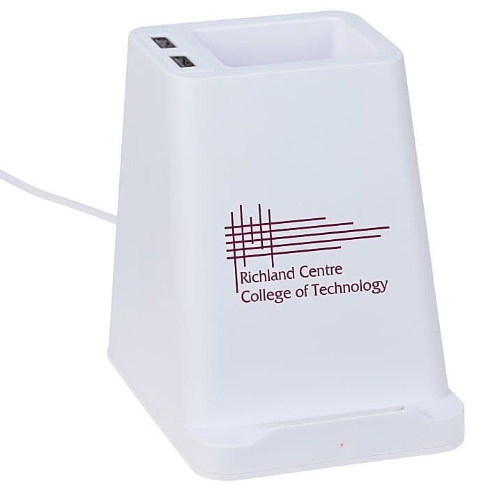 Wireless Charger with Pen Cup