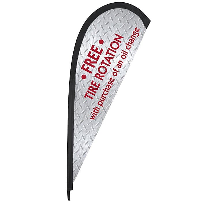 Elite Nylon Sail Sign - 6' - One Sided - Replacement Graphic