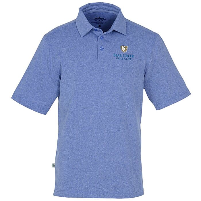 Heathered Logic Stretch Polo - Men's