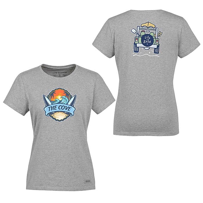 Life is Good Crusher Tee - Ladies' - Full Color - Colors - 4WD