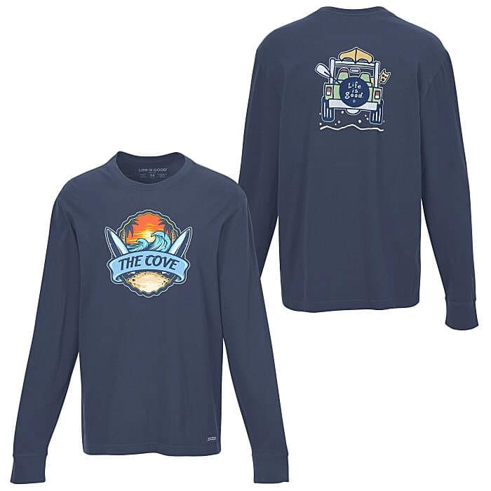 Life is Good Crusher Long Sleeve Tee - Men's - Full Color - 4WD