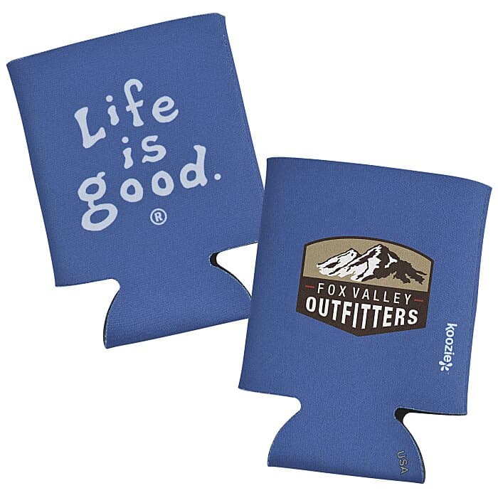 Life is Good Koozie® Can Cooler - Full Color - LIG