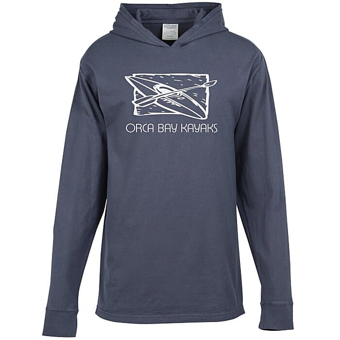ComfortWash Jersey Hooded Long Sleeve T-Shirt