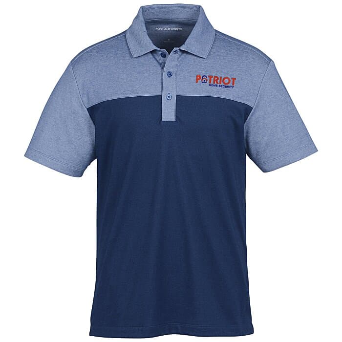 MicroPique Blend Colorblocked Polo