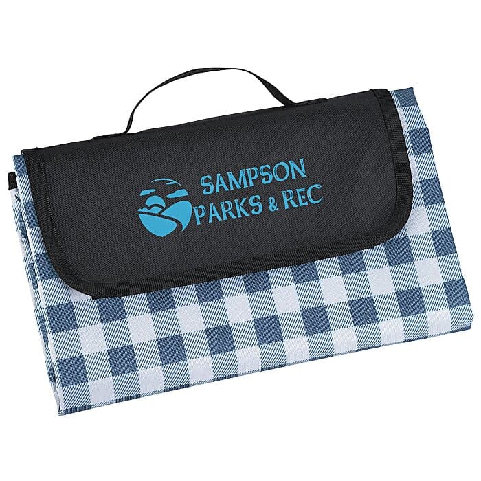 Gingham Fold Up Picnic Blanket