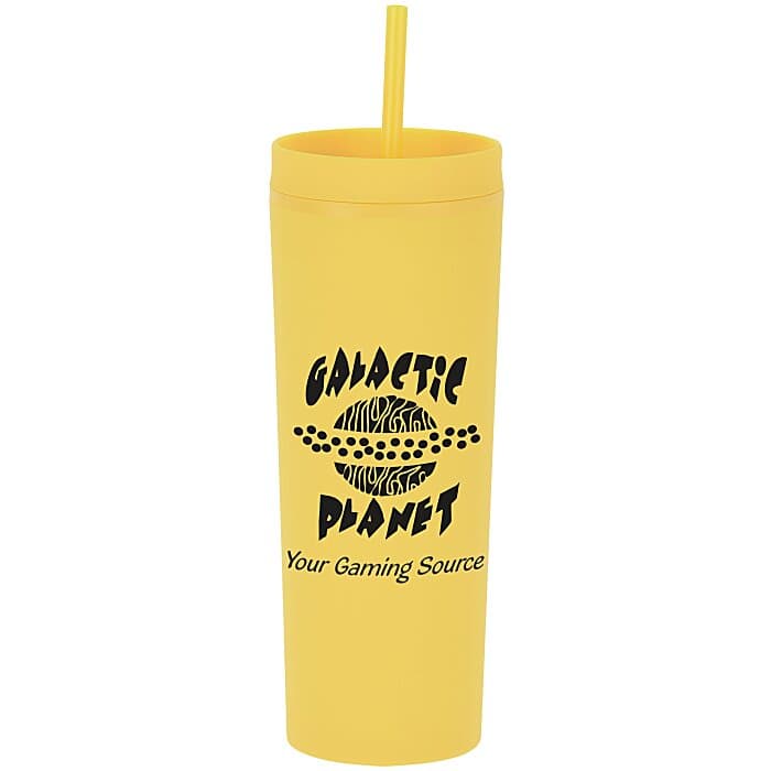 Dash Soft-Touch Acrylic Tumbler with Straw - 17 oz