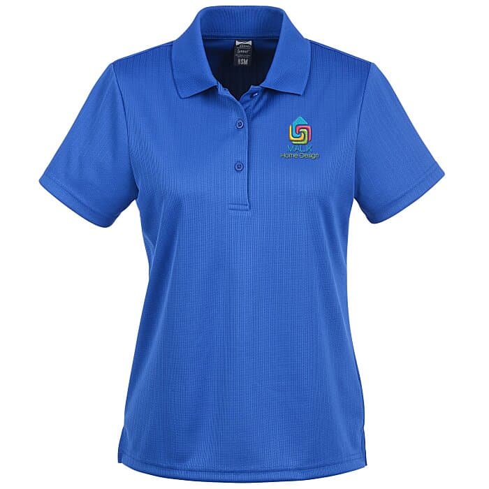 Paseo Dot Stripe Jacquard Polo - Ladies'
