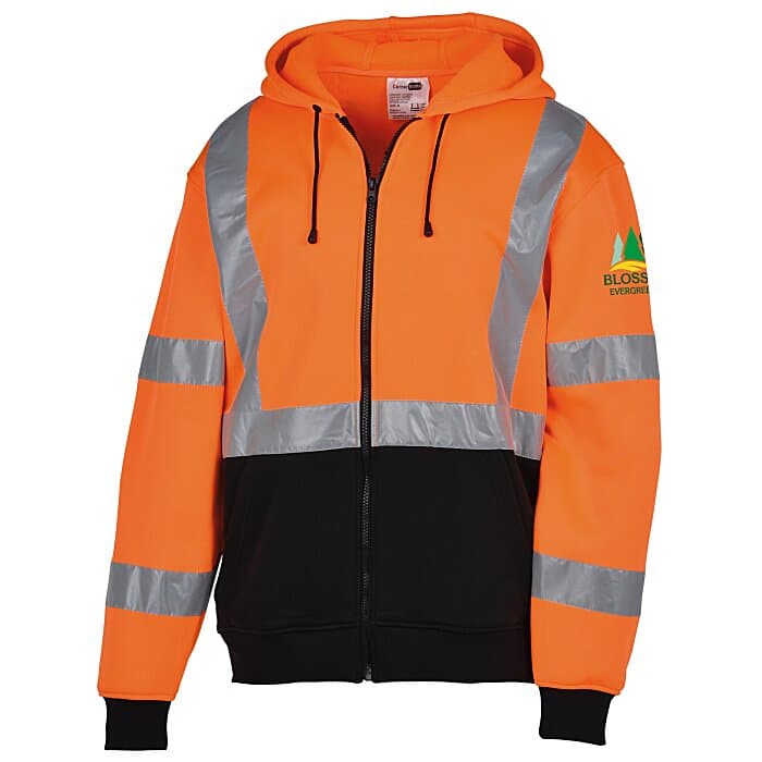 Heavy-Duty Fleece Full-Zip Hoodie