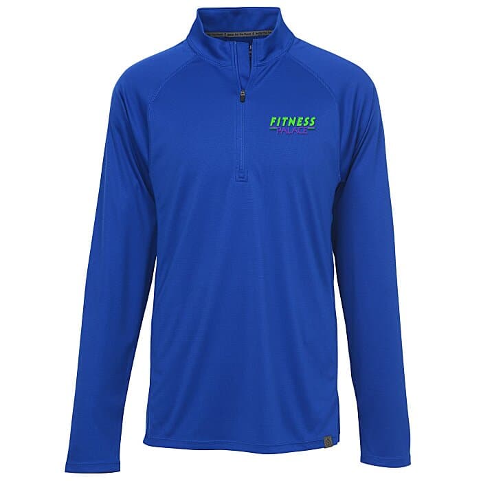 Evans Textured Double Knit 1/4-Zip Pullover - Men's