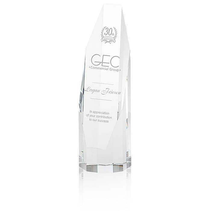 Barrhaven Crystal Award - 8 inches