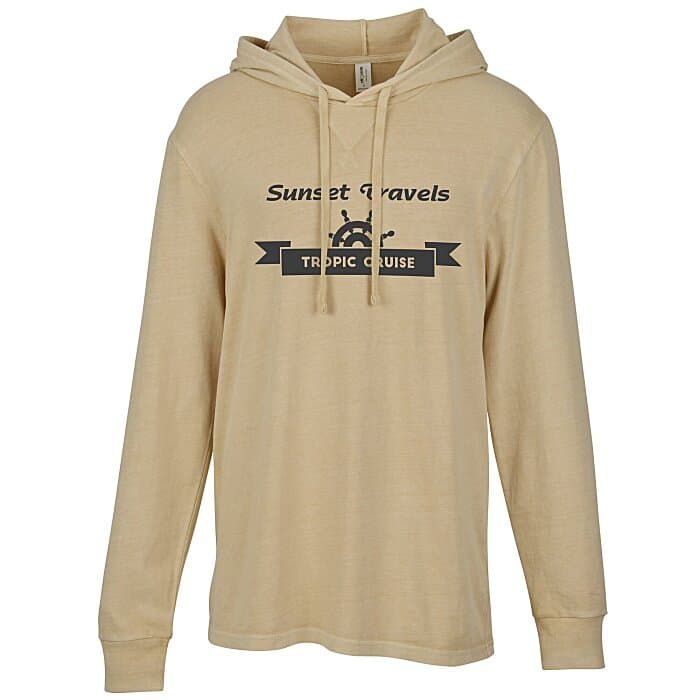 Allmade Organic Cotton Hooded Long Sleeve T-Shirt