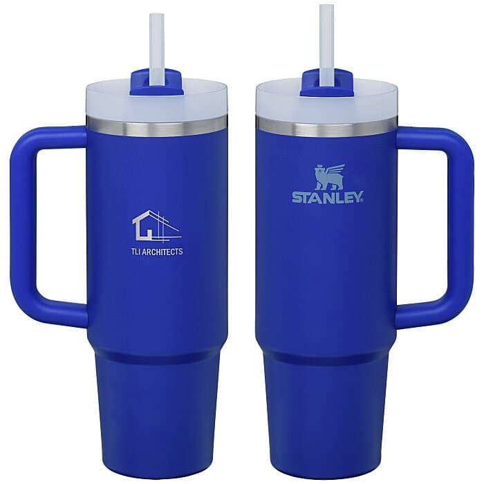 Stanley Quencher H2.0 FlowState Vacuum Mug with Straw - 30 oz - Laser Engraved