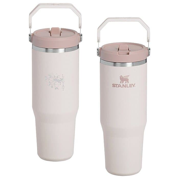 Stanley IceFlow Flip Straw Tumbler - 30 oz - Laser Engraved