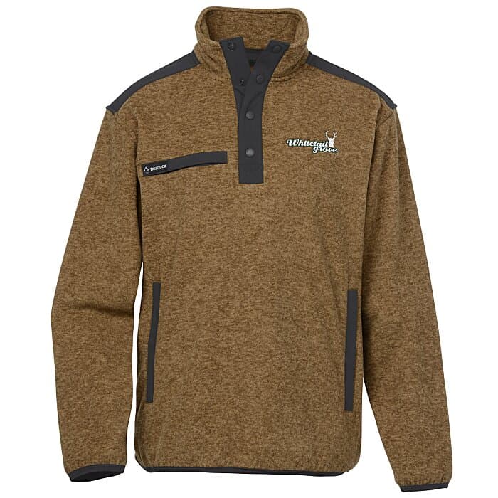 DRI DUCK Ranger Melange Fleece Pullover - Men's