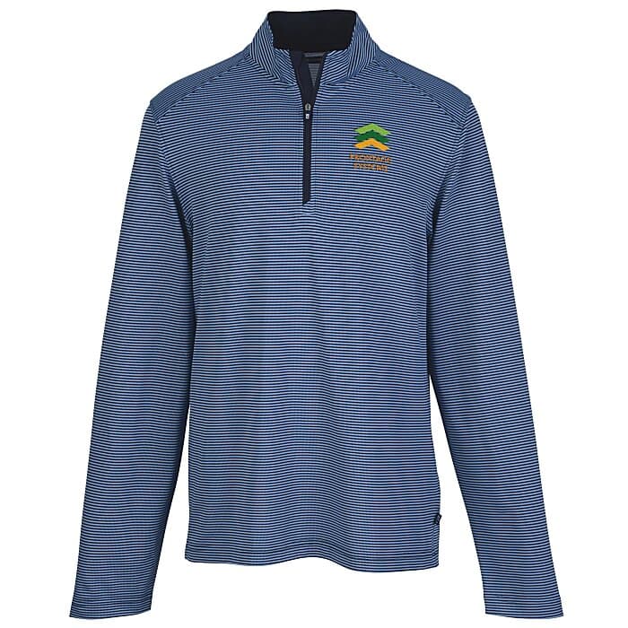 Cutter & Buck Virtue Pique Micro Stripe 1/4-Zip Pullover