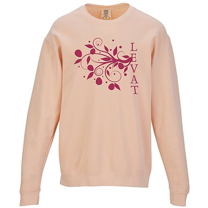 Comfort Colors Garment-Dyed Lightweight Cotton Fleece Crewneck Sweatshirt