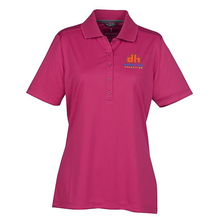 Dade Textured Performance Polo - Ladies' - TE Transfer