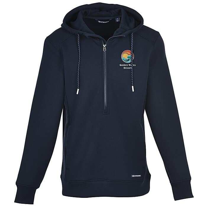 Cutter & Buck Roam 1/2-Zip Hooded Pullover
