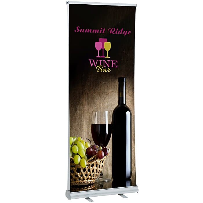 Economy Retractable Two Sided Banner Display - 31 1/2 inches