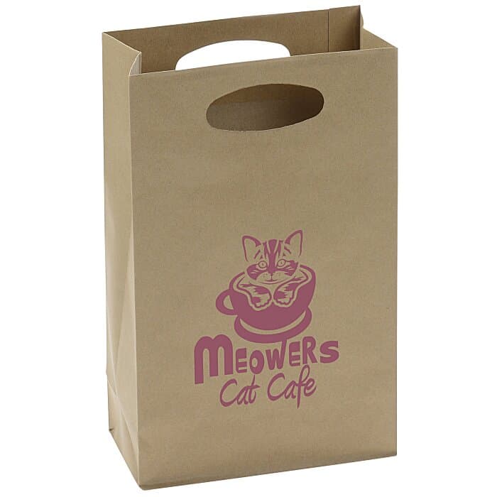 Die Cut Paper Shopper - 13 inches x 8 inches