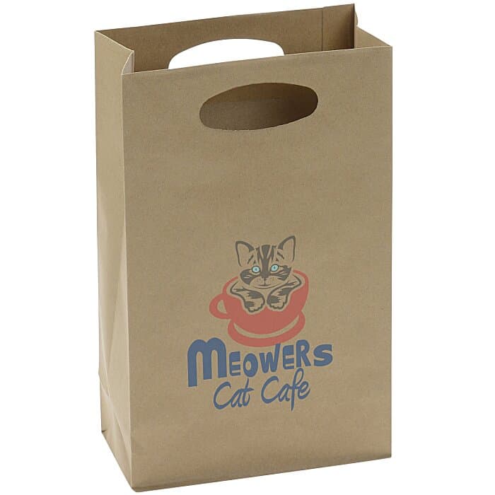 Die Cut Paper Shopper - 13 inches x 8 inches - Full Color