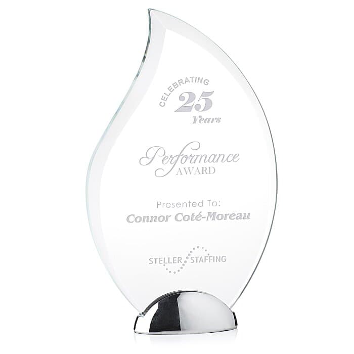 Superior Flame Starfire Award - 7 inches