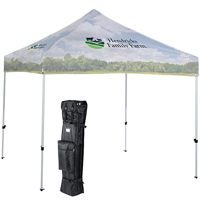 Thrifty 10-foot Event Tent with Soft Carry Case - Full Color