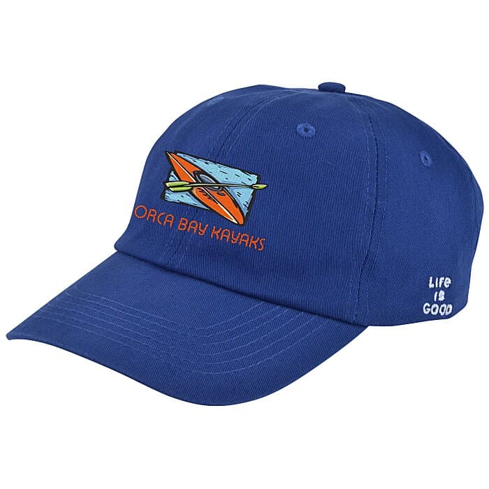 Life is Good Relaxed Twill Koozie® Cap - Embroidered