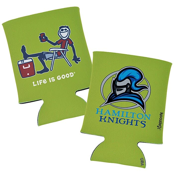 Life is Good Koozie® Can Cooler - Full Color - Cooler