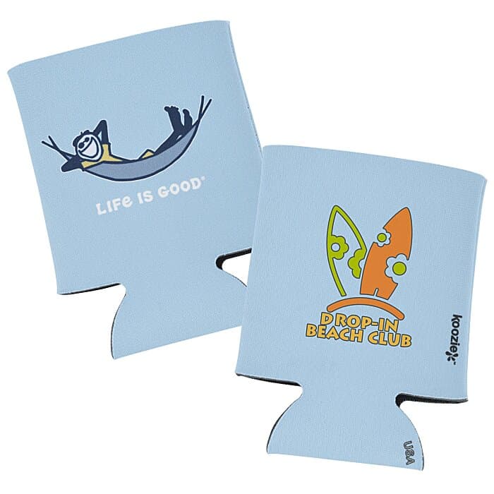 Life is Good Koozie® Can Cooler - Full Color - Hammock