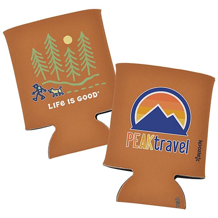 Life is Good Koozie® Can Cooler - Full Color - Hike