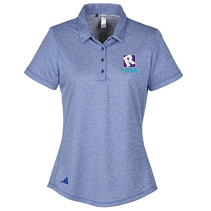 adidas Space-Dyed Polo Shirt - Ladies'