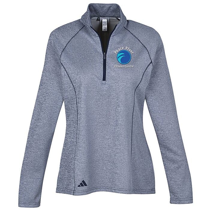 adidas Space-Dyed 1/4-Zip Pullover - Ladies'