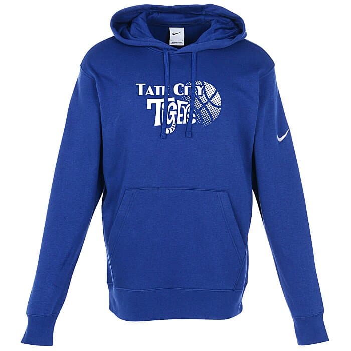 Nike Club Fleece Sleeve Swoosh Pullover Hoodie - Men's - Screen