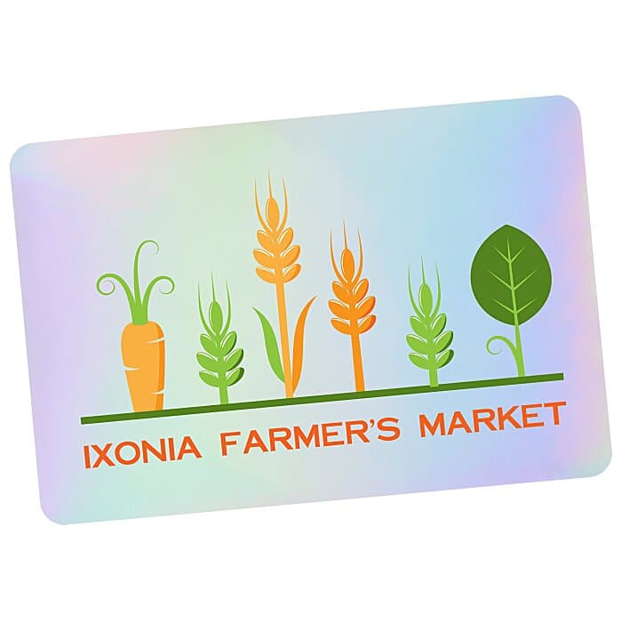 Holographic Sticker - Rectangle - 3 inches x 4 inches