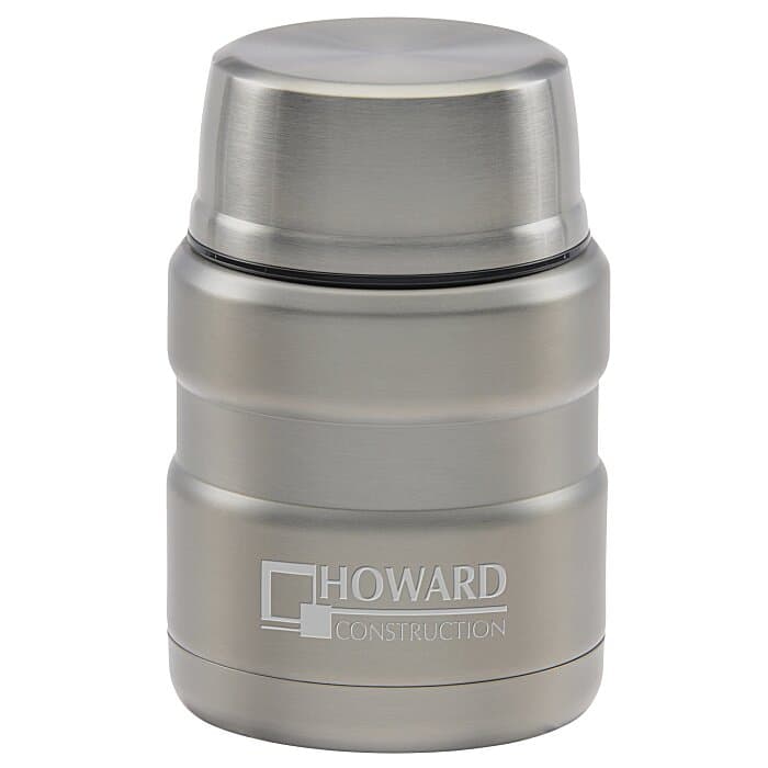 Thermos King Vacuum Food Jar - 16 oz - Laser Engraved