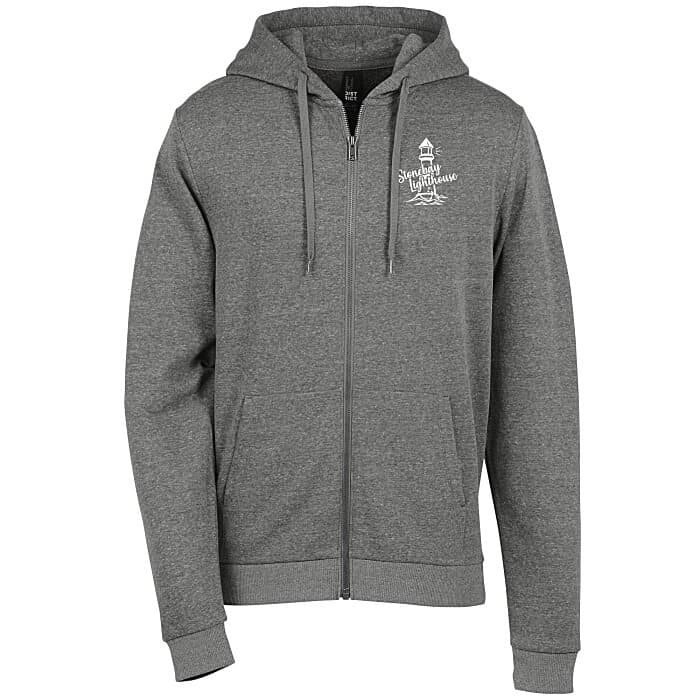District Perfect Tri Iconic Fleece Full-Zip Hoodie - Men's - Screen