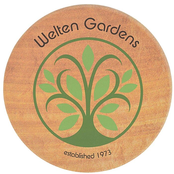 Absorbent Stone Coaster - Round - Sandstone