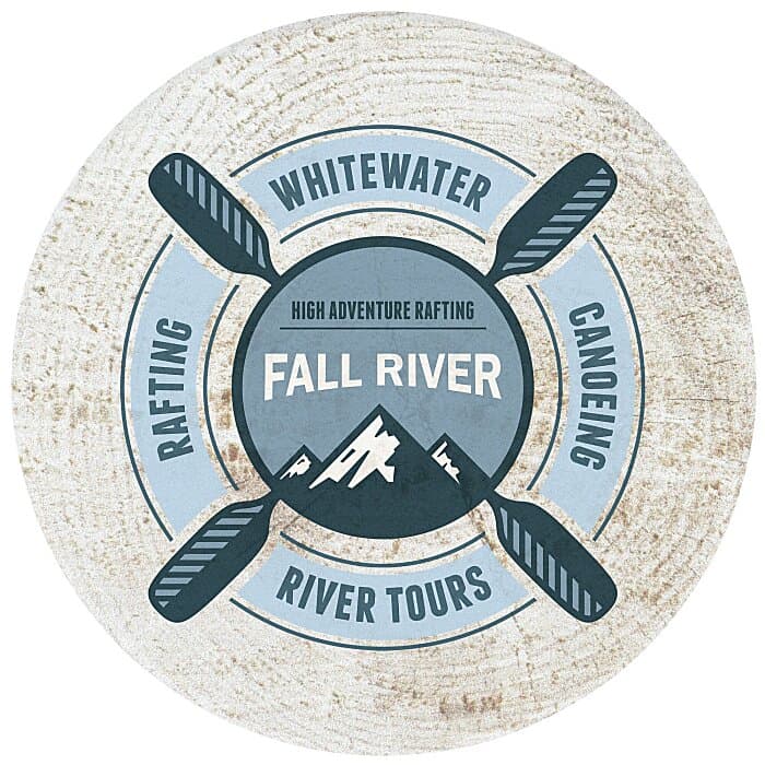 Absorbent Stone Coaster - Round - Rustic Wood