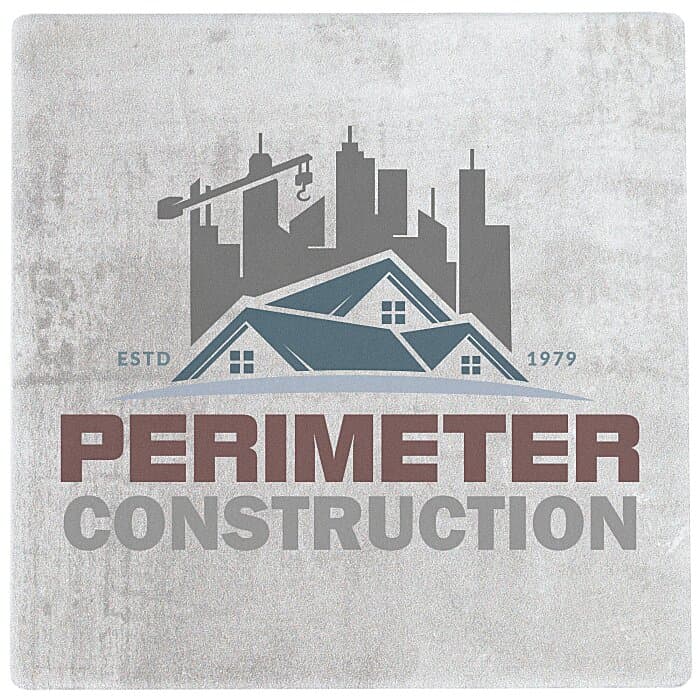 Absorbent Stone Coaster - Square - Concrete